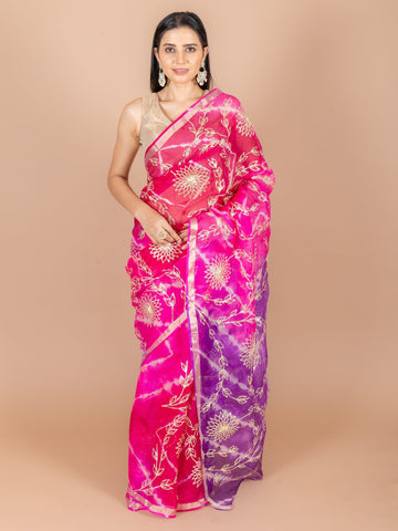 Ranas Kota Silk Leheriya Saree