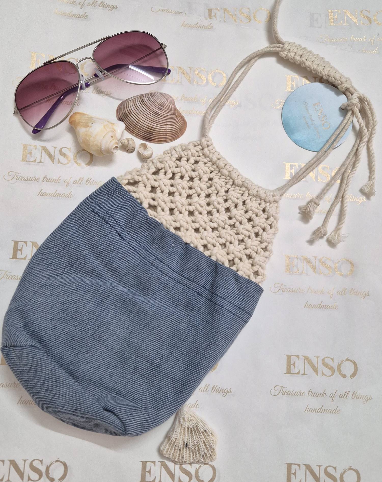 Enso Handmade Denim Bag