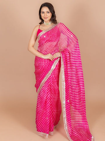 Ranas Rani Color Leheriya Saree