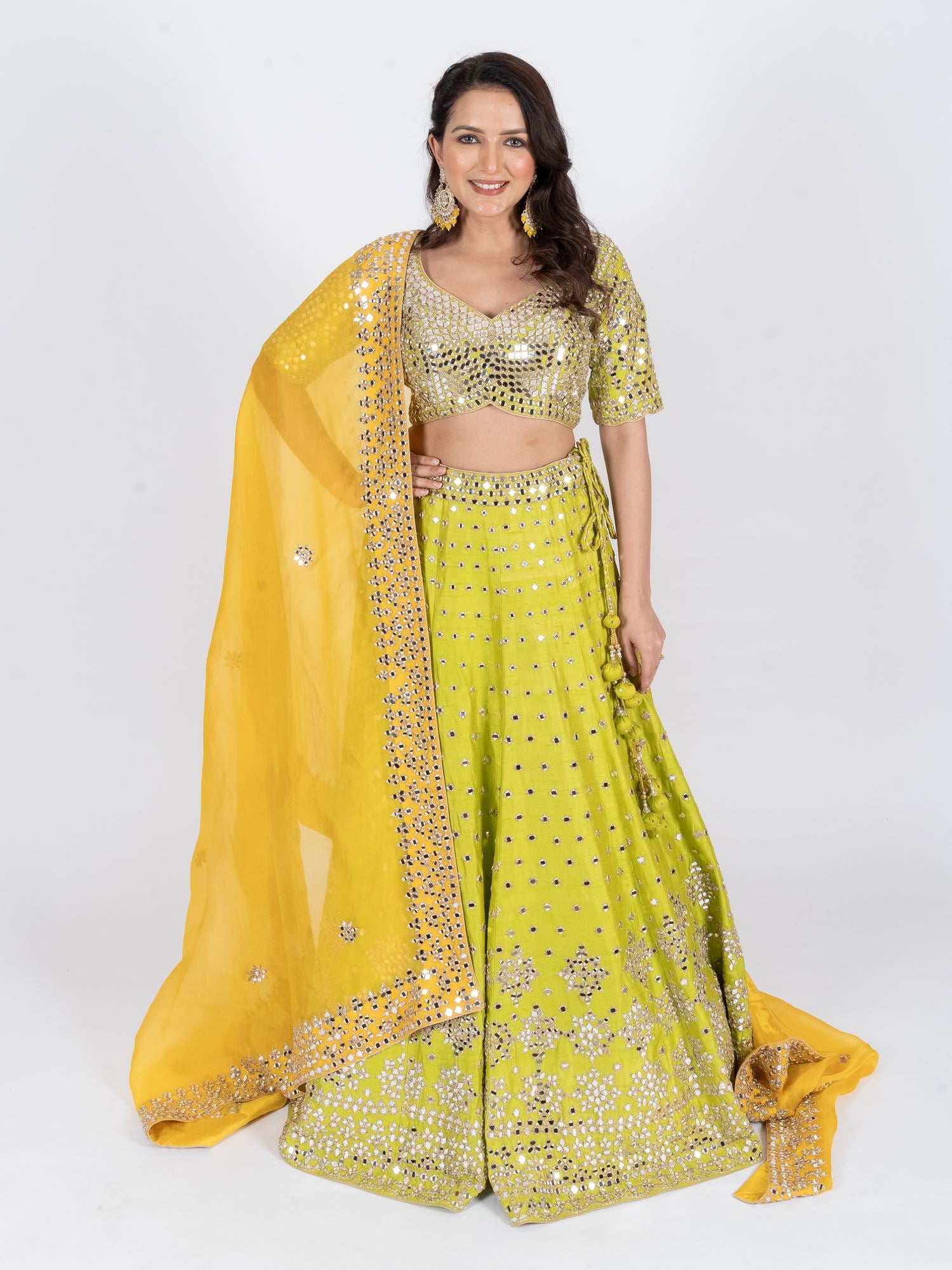 Ranas Mirror Work Designer Lehenga