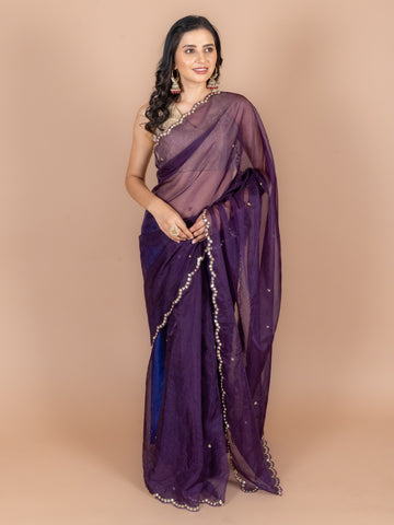 Ranas Sequins Work Saree