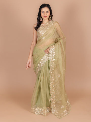 Ranas Pittan Work Saree