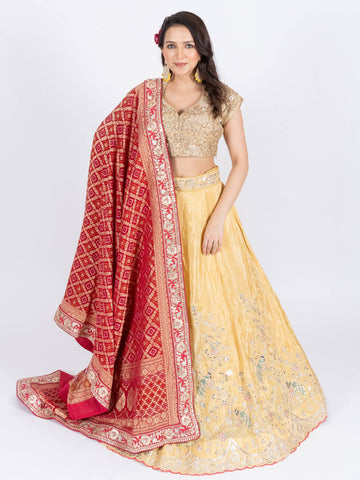 Ranas Yellow Color Designer Lehenga