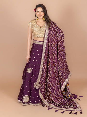 Ranas Purple Color Designer Lehenga