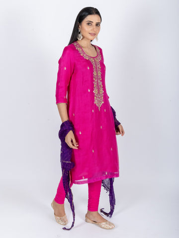 Ranas Unstitch Kurta & Dupatta Set