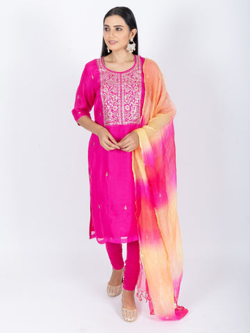 Ranas Unstitch Kurta & Dupatta Set