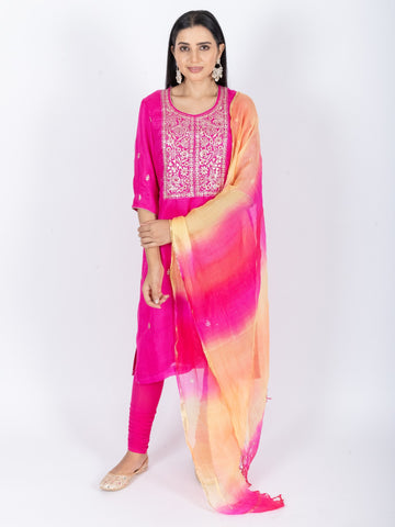 Ranas Unstitch Kurta & Dupatta Set