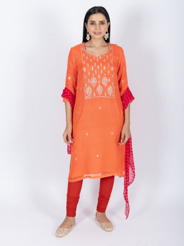 Ranas Unstitch Kurta & Dupatta Set