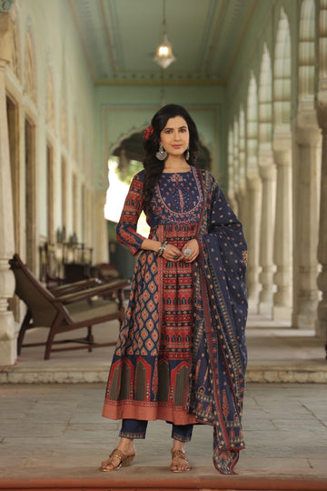 Ranas Cotton Printed Suit