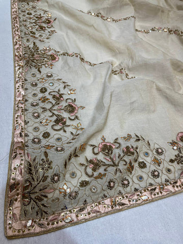 Ranas Zardosi Work Saree