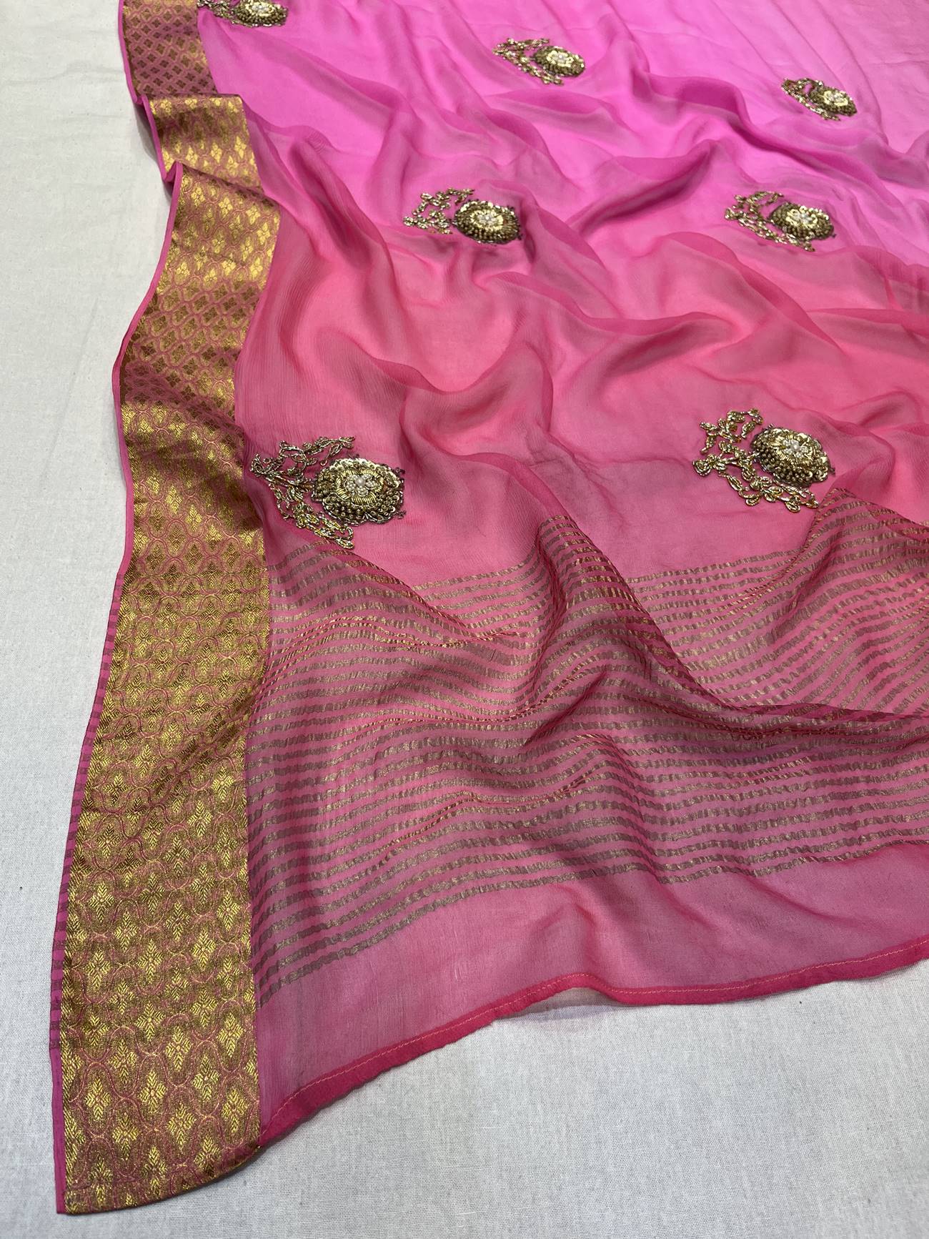 Ranas Zardosi Work Saree