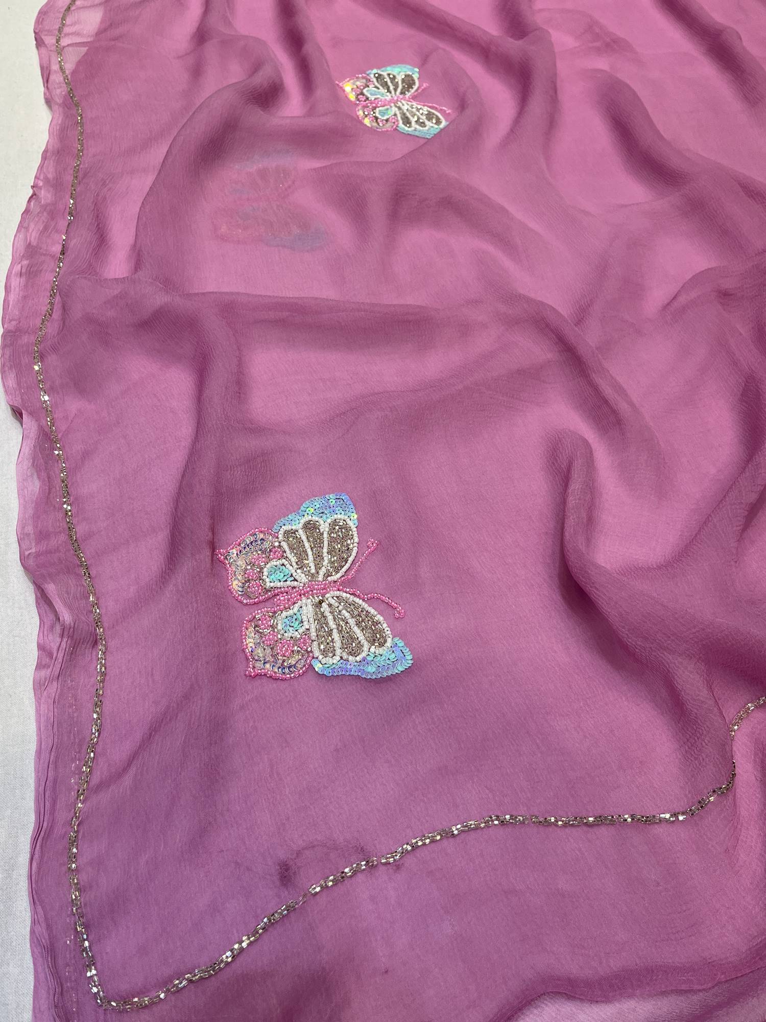 Ranas Butterfly Motif Saree