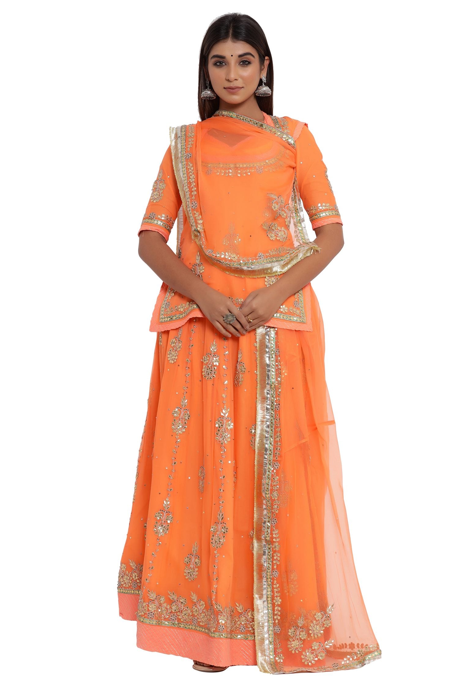 Embroidered Elaichi Color AP-107 Pure Rajputi Poshak, Size: Large at Rs  12000/piece in Jaipur