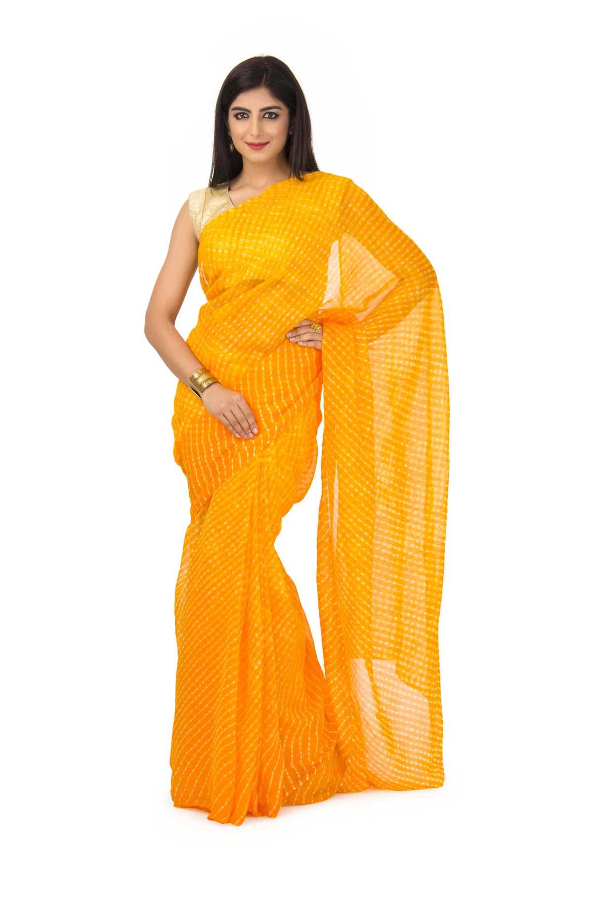 20 Trending Designs of Leheriya Sarees for Stunning Look